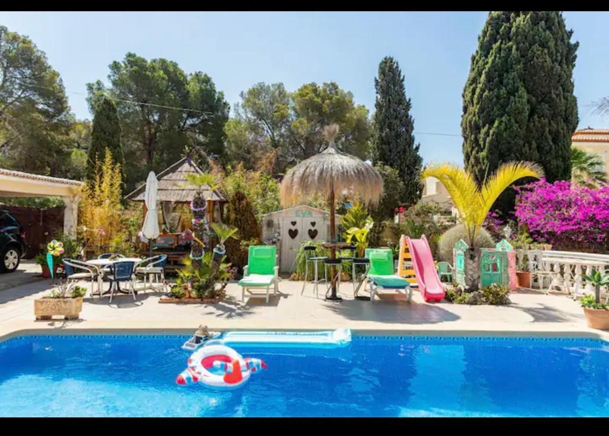Villa Eva Asiana Guesthouse With Shared Pool Benissa Exteriör bild